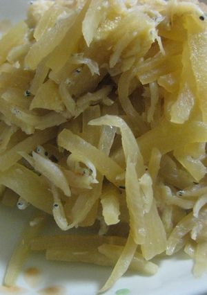 細切り大根とシラスの炒め煮-レシピのメイン写真