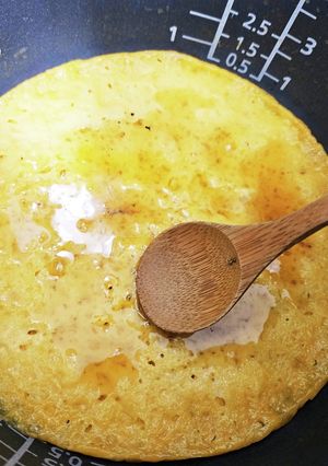 炊飯器で作る！楽々！豪快！お家プリン！-レシピのメイン写真