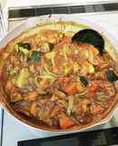 夏のあっさりチキントマトカレー