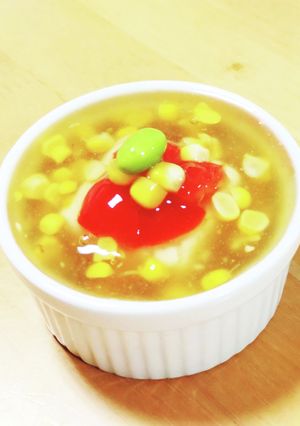 とうもろこしの冷しあんかけ豆腐-レシピのメイン写真