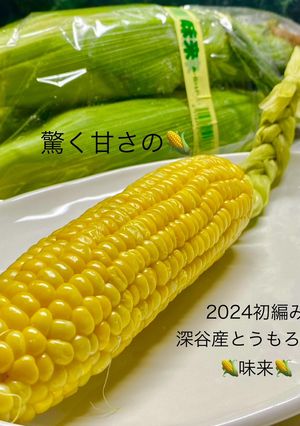 No3347深谷産とうもろこし味来-レシピのメイン写真