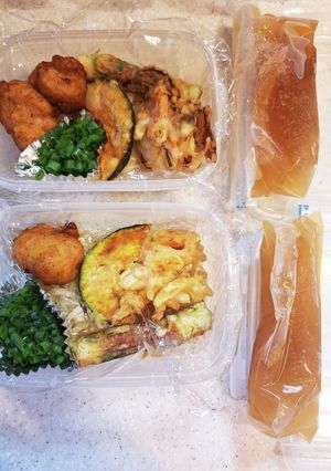 高校生弁当覚え書き320天ぷらうどん-レシピのメイン写真