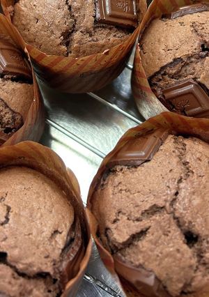 ホットケーキミックスで簡単チョコマフィン-レシピのメイン写真