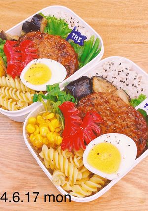男子大学生お弁当★026-レシピのメイン写真