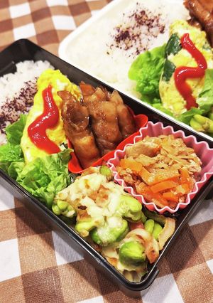 高１男子とパパの弁当240617-レシピのメイン写真