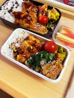 20240617娘ちゃん息子っちのお弁当-レシピのメイン写真