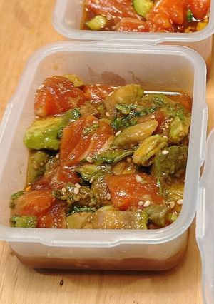 サーモンユッケ-レシピのメイン写真