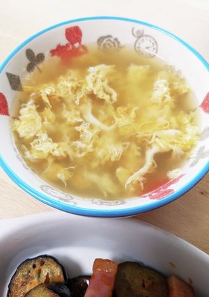 茗荷のコンソメかきたまスープ-レシピのメイン写真