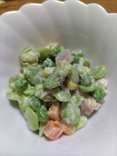 そら豆サラダ-レシピのメイン写真