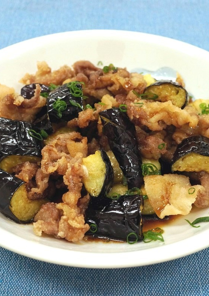 簡単♪ナスと豚肉の中華風ネギソースがけ-レシピのメイン写真