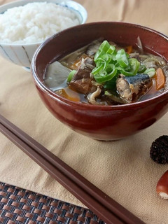 サバ缶のあっさり味噌汁-レシピのメイン写真