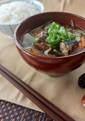 サバ缶のあっさり味噌汁-レシピのメイン写真