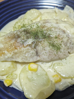白身魚のクリーム煮-レシピのメイン写真