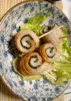 大葉にんにく醤油でちくわロール-レシピのメイン写真