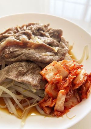レンジだけで簡単豚もやし-レシピのメイン写真