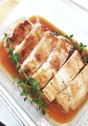 レンチンさっぱりしっとり胸肉レモンソテー-レシピのメイン写真