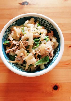 豚肉と大根 ピーマン味噌炒め-レシピのメイン写真