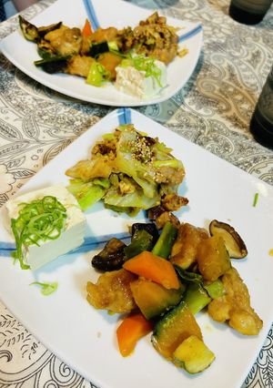 簡単鶏と長ネギ、椎茸のカラフルめんつゆ煮-レシピのメイン写真