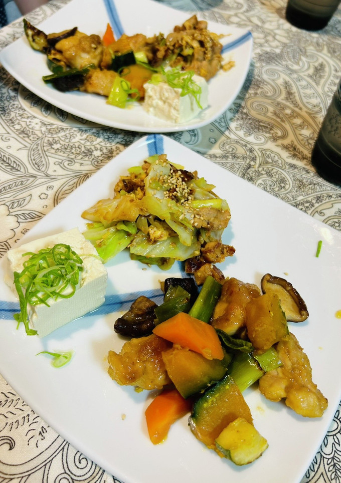 簡単鶏と長ネギ、椎茸のカラフルめんつゆ煮-レシピのメイン写真