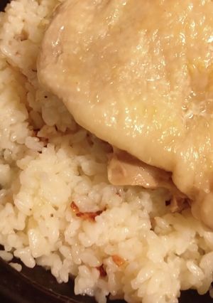 鶏の土鍋ご飯(6号土鍋)シンプル簡単！-レシピのメイン写真