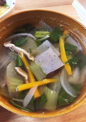給食の「紀州汁」♡ほんのり梅味けんちん汁-レシピのメイン写真