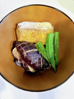 フライパンでつくる♡茄子と厚揚げの煮浸し-レシピのメイン写真