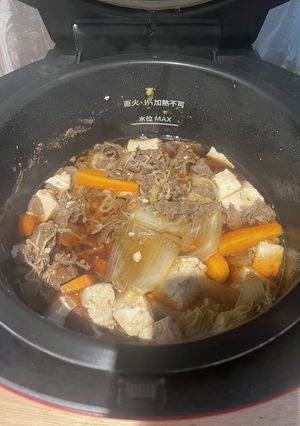 ホットクックですき焼き-レシピのメイン写真