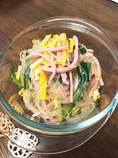 給食の「バンサンスー」♡春雨の中華和え-レシピのメイン写真