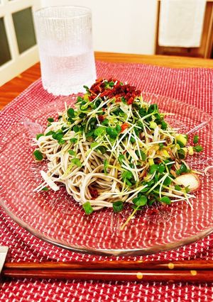 薬味たっぷり麻辣蕎麦-レシピのメイン写真