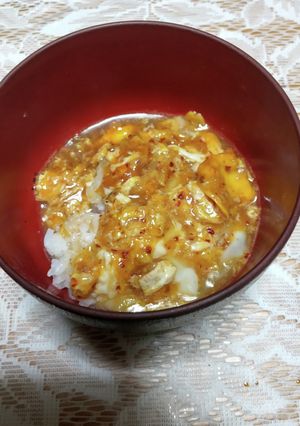 貧乏卵焼肉のタレ丼-レシピのメイン写真