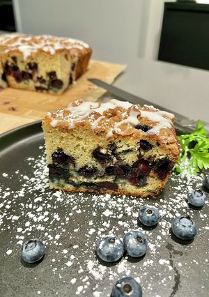 アメリカ便り:ブルーベリーコーヒーケーキ-レシピのメイン写真