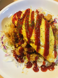 きのこチキンライス&プレーンオムライス-レシピのメイン写真