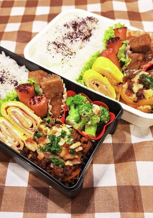 高１男子とパパの弁当240618-レシピのメイン写真