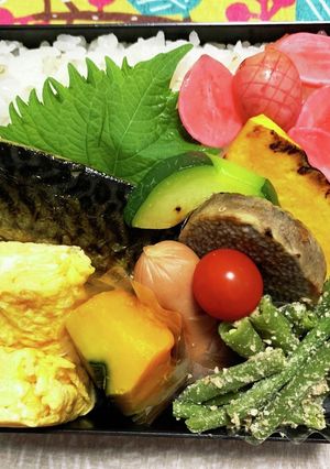 6/18 ﾖｯﾁｬﾝ☆鯖カレー味弁当-レシピのメイン写真