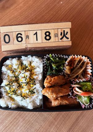 2024.6/18 高校生男子お弁当-レシピのメイン写真
