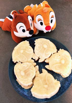 ディズニーシリコン型　米粉のバナナケーキ-レシピのメイン写真