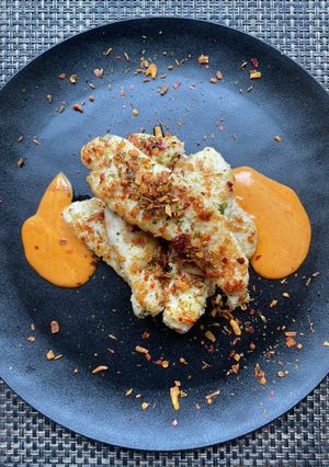 鶏胸肉パン粉焼き　サンバルマヨ-レシピのメイン写真