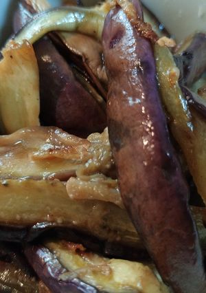 ナスの炒め焼き（煎り焼き？）-レシピのメイン写真
