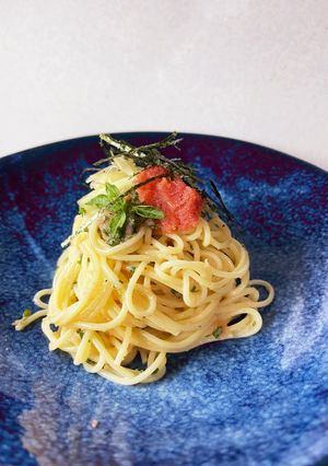 明太子とみょうがの冷製パスタ-レシピのメイン写真