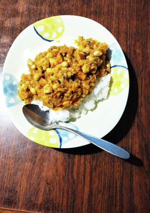 野菜と果物とお豆の即席キーマカレー-レシピのメイン写真