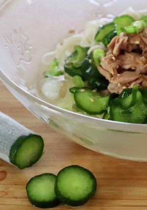 冷凍きゅうり素麺-レシピのメイン写真