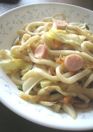 ガーリックマヨ焼きうどん-レシピのメイン写真