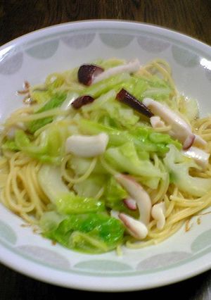 春キャベツとタコのパスタ-レシピのメイン写真