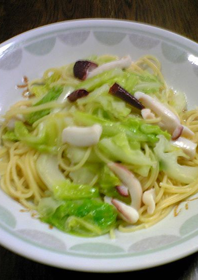 春キャベツとタコのパスタ-レシピのメイン写真