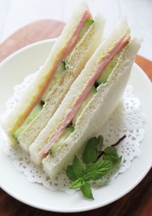 からしマヨ味☆きゅうりとハムサンド-レシピのメイン写真