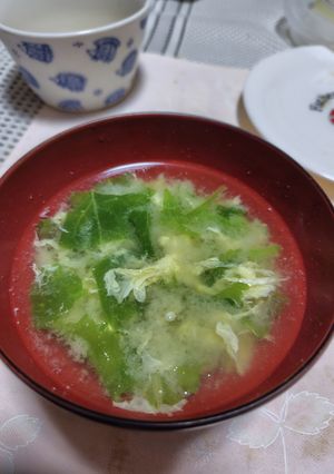 シロ菜のお味噌汁-レシピのメイン写真