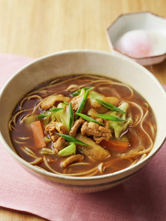大豆麺で健康!キャベツと豚こまのカレー麺-レシピのメイン写真