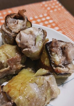 豚肉の茄子巻き-レシピのメイン写真