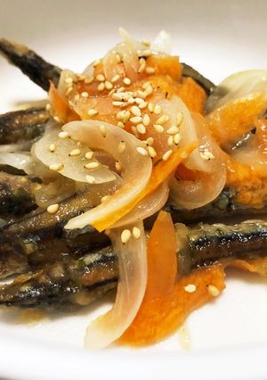 リンゴ酢で◆きびなごの南蛮漬（鯵もOK）-レシピのメイン写真