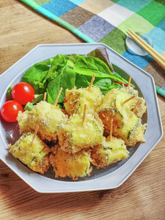 ☆くるくるズッキーニと豚チーズのフライ☆-レシピのメイン写真